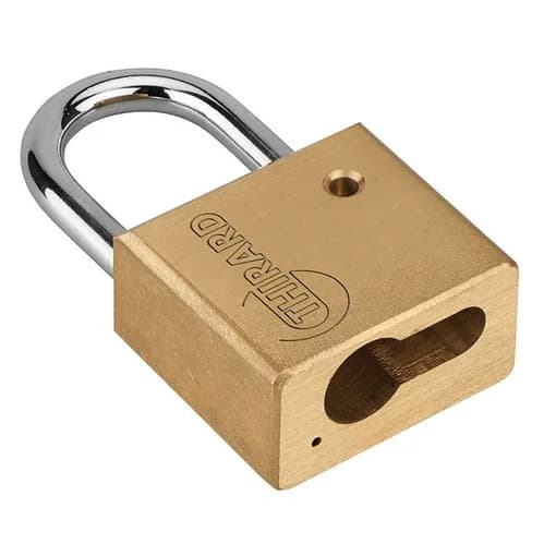 Lucchetto in ottone 407 CP (senza cilindro)