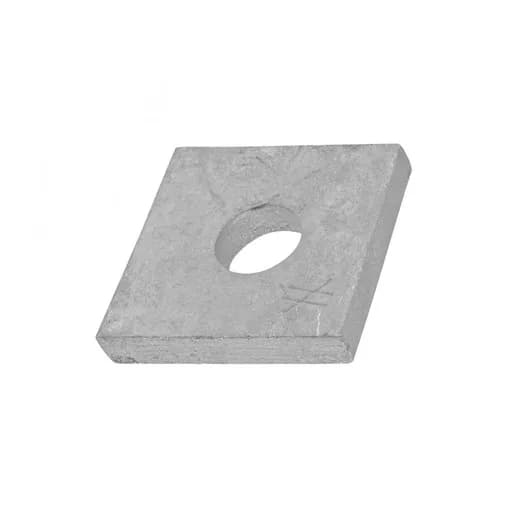 Ancrages pour montant d'ossature acier galva 40x390x50 + rondelles