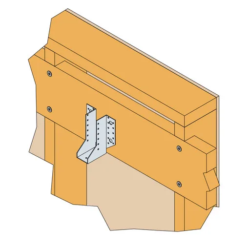 Estribo con alas exteriores ACERO GALVANIZADO T230 ancho 38 alt 96 esp 2