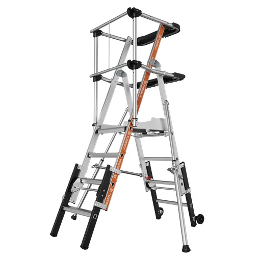 Raptorscopic Plattform 3-4 Stufen mit glattem Geländer
