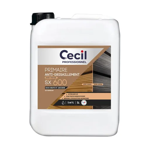 SX600 anti-greying primary saturator colourless 5 L