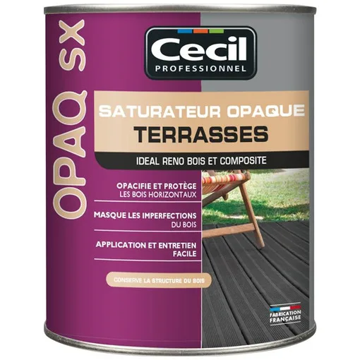 Opaq SX Terrassen-Saturator deckend 5 L