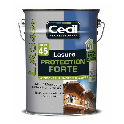 Lasur protección fuerte LX545+ roble dorado 5 L
